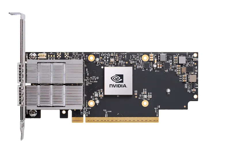 محول Nvidia Connectx-7 MCX75310aas-Neat (900-9X766-003N-SQ0) منفذ واحد OSFP Infiniband: Ndr 400GB/s (السرعة الافتراضية) إيثرنت: 400 جيجابت 0