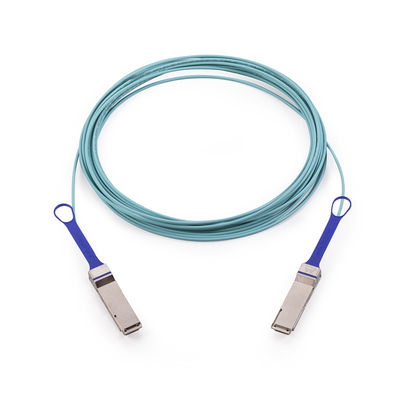 كابل QSFP Mellanox AOC القائم على VCSEL MFA1A00-E030 IB EDR يصل إلى 100Gb / S