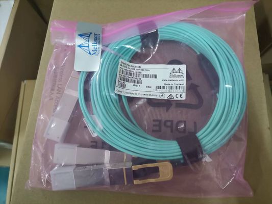 فاصل IB HDR MMF Mellanox AOC Cable MFS1S50-H020V (QSFP56 إلى 2xQSFP56)