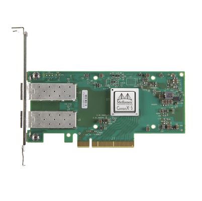 بطاقة ميلانوكس السلكية مخصصة سعة 10 جيجا بايت SFP Pcie Card MCX512A-ACAT ConnectX-5 EN