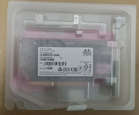 بطاقة محول Connectx-5 EDR عالية السرعة لشبكات 100 جيجابايت/ثانية MCX555A-Ecat