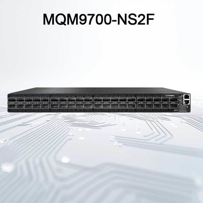 MQM9790-NS2F Mellanox Network Switch P2C تدفق الهواء 64 منفذ NDR 32 منفذ OSFP غير مدير