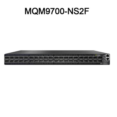 MQM9790-NS2F Mellanox Network Switch P2C تدفق الهواء 64 منفذ NDR 32 منفذ OSFP غير مدير