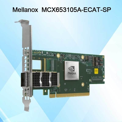 بطاقة الشبكة 10GB Mellanox MCX653105A-ECAT-SP MCX653106A-ECAT
