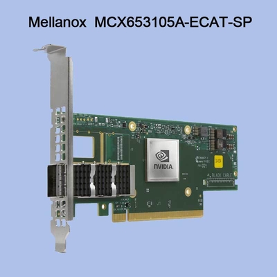 بطاقة الشبكة 10GB Mellanox MCX653105A-ECAT-SP MCX653106A-ECAT