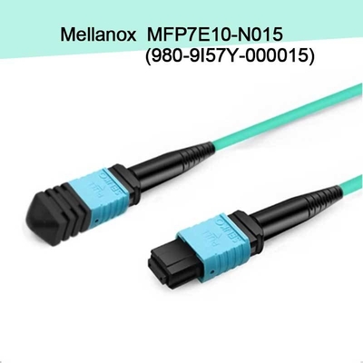 MFP7E10-N015 ((980-9I57Y-000015) Mellanox AOC MPO-12/APC-To MPO12/APC 8 الألياف 15M
