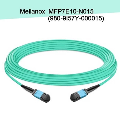 MFP7E10-N015 ((980-9I57Y-000015) Mellanox AOC MPO-12/APC-To MPO12/APC 8 الألياف 15M