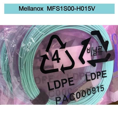 كابل Mellanox AOC DAC MFS1S00-H015V كابل الألياف Aoc وصلات مركز بيانات فعالة بسرعة 100 جيجابت 25 جيجابت