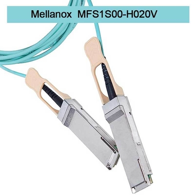 MFS1S00-H020V(980-9I45T-00H020) كابل Mellanox AOC إيثرنت 200 جيجابت QSFP56 كابل بصري نشط كابلات إنفينيباند