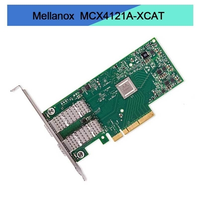 MCX4121A-XCAT ConnectX-4 Lx EN Mellanox بطاقة الشبكة 10 جيجابت ثنائي المنافذ SFP28 PCIe3.0 X8