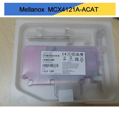 Mellanox ConnectX-4 Lx EN 25GbE Dual Port SFP28 PCIe3.0 X8 بطاقة واجهة الشبكة MCX4121A-ACAT