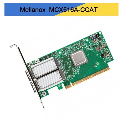 CX516A ConnectX-5 100GbE MCX516A-CCAT محول QSFP28 PCI-E مزدوج الموانئ