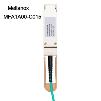 100GbE QSFP LSZH ميلانوكس AOC Ethernet Cable MFA1A00-C015 15m
