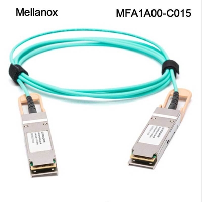 100GbE QSFP LSZH ميلانوكس AOC Ethernet Cable MFA1A00-C015 15m