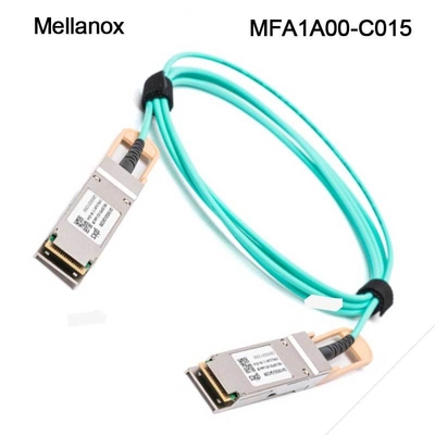 100GbE QSFP LSZH ميلانوكس AOC Ethernet Cable MFA1A00-C015 15m