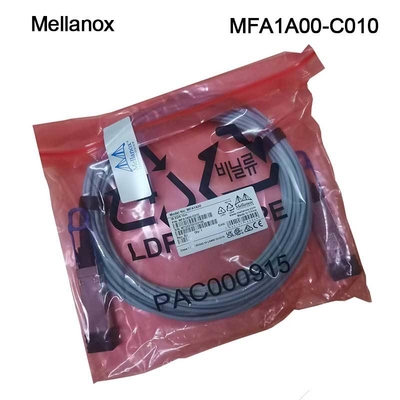 100GbE LSZH ميلانوكس QSFP28 كبل بصري نشط AOC MFA1A00-C010 10 م