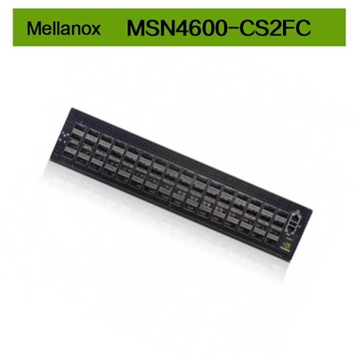 100GbE 2U مفتوحة Mellanox Network Switch MSN4600-CS2FC مع Cumulus Ethernet