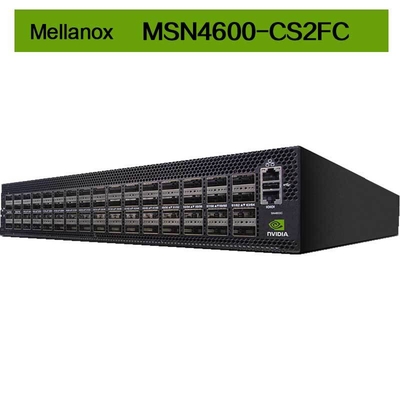 100GbE 2U مفتوحة Mellanox Network Switch MSN4600-CS2FC مع Cumulus Ethernet