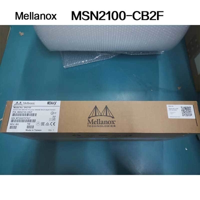 MSN2100-CB2F Mellanox محولات إيثرنت بنصف عرض 10 / 25GbE و 100 GbE