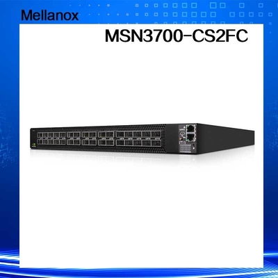 كومولوس لينكس 2 AC PSUs ميلانوكس Network Switch MSN3700 - CS2FC 100GbE 1U 32 QSFP28 Ports