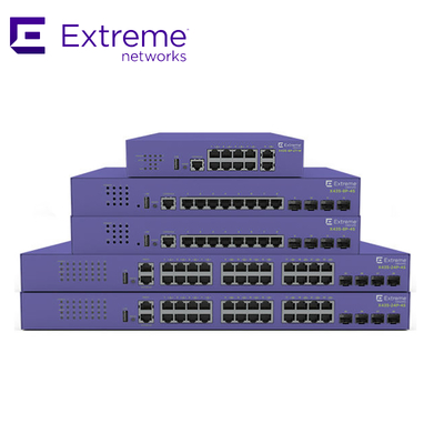 كامل نصف مزدوج 802.3at Poe X435 Extreme Network AVB Switch 24T-4S 48 منافذ 216 جيجابت في الثانية