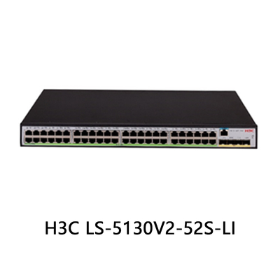 H3c Ls-5130V2-52s-Li Gigabit Switch مع 52 منفذًا للشبكات الذكية