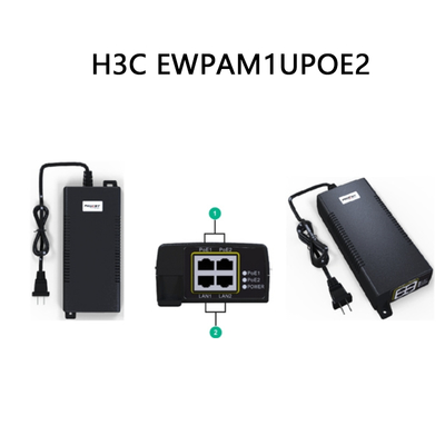 H3c Ewpam1upoe2 60-Port 55W-1V-1.1A-DC محول الطاقة الشبكي > 200Mbps