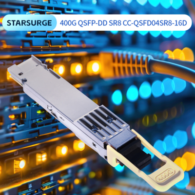 وحدة الاستقبال البصري 400g Qsfp-Dd Sr8 عالية السرعة لمراكز البيانات