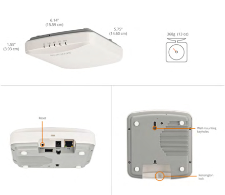 High Performance Network 901-R350-Ww02 Brand New Ruckus WiFi 6 Access Point 901-R350-Ww02