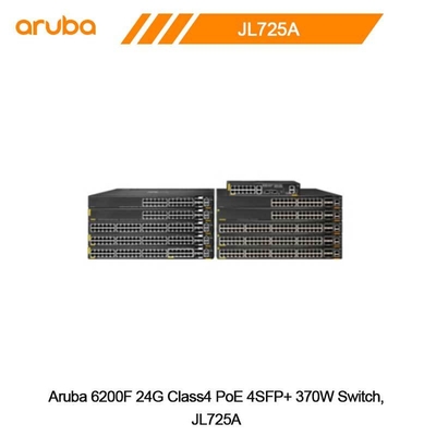 Hpe Aruba Networking Cx 6200f 24G Class4 Poe 4SFP+ 370W Switch (JL725A)