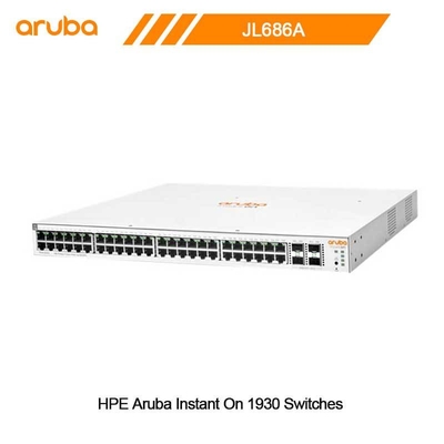 Aruba Instant on 1930 48g Class4 Poe 4SFP/SFP+ 370W Switch (JL686A)