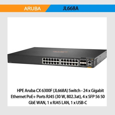 Aruba Cx 6300f Switch Jl668A Enterprise Switches Original Genuine Genuine Brand New Enterprise Switch