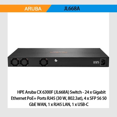 Aruba Cx 6300f Switch Jl668A Enterprise Switches Original Genuine Genuine Brand New Enterprise Switch