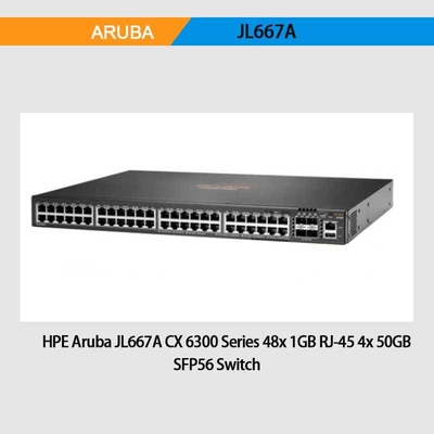 Jl660A/Jl662A/Jl665A/Jl667A/Jl675A/Jl676A Enterprise Switches Original Genuine Brand New Cx 6300f (JL667A)