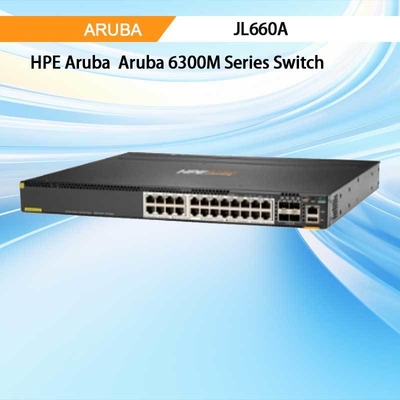 Hpe Aruba Networking Cx 6300m 24 Hpe Smart Rate Poe and 4 SFP56 Switch (JL660A)