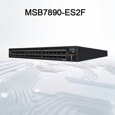 SB7890 36 منفذ Mellanox Infiniband Switch غير مسدود إدارة خارجية EDR 100Gb / S