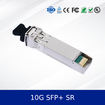 وحدة الإرسال والاستقبال الضوئية إيثرنت 10 جيجابايت/ثانية 850 نانومتر 300 متر SFP+ 10G-SR درجة تجارية