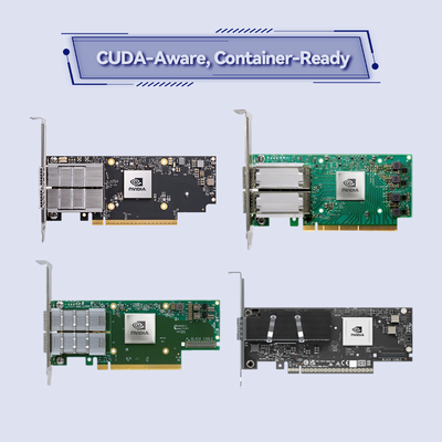 بطاقة الشبكة 10GB Mellanox MCX653105A-ECAT-SP MCX653106A-ECAT