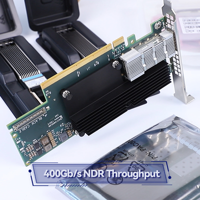 MCX653106A-ECAT Mellanox 100 جيجا بايت Nic ConnectX - 6 VPI Hdr100 Edr Ib Dual Port