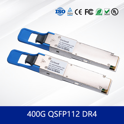QSFP-DD 400G DR4 وحدات الوصول البصري أحادية الوضعية متعددة الوضعية للشبكات عالية الأداء