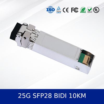 25G SFP28 SR 100M وحدة المرسل البصري 850nm 100m OM4 MMF مع DDM