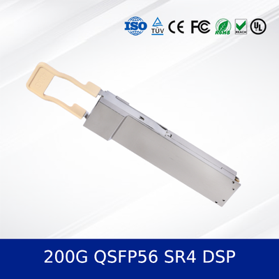 وحدة الإرسال البصري العالي الأداء 200G QSFP56 SR4 DSP