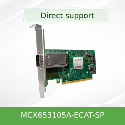 بطاقة الشبكة 10GB Mellanox MCX653105A-ECAT-SP MCX653106A-ECAT