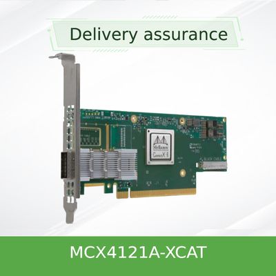 MCX4121A-XCAT بطاقة شبكة mellanox 25 جيجابت في الثانية SFP28 QSFP28 للخادم