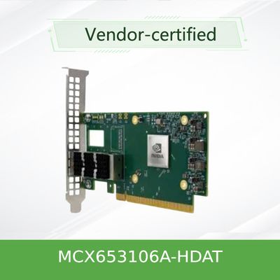 MCX653106A-HDAT-SP Mellanox Network Card 200gbe خزنة ذكية عالية السرعة