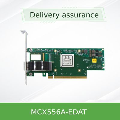 محول ConnectX-5 Ex VPI بطاقة شبكة Mellanox EDR InfiniBand ومنفذ مزدوج 100 جيجابت QSFP28 MCX556A-EDAT