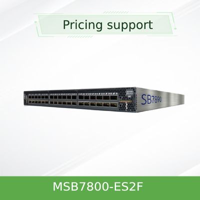MSB7800-ES2F 36 منفذ Mellanox محولات إيثرنت عالية الأداء
