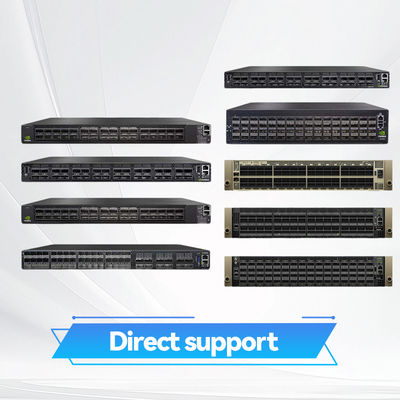 2 Core Short Depth ميلانوكس SN2000 Switch MSN2100-CB2F 100GbE 1U 16 QSFP28 2 AC PSUs X86