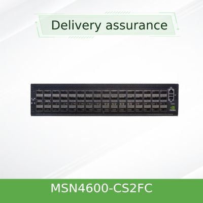 100GbE 2U مفتوحة Mellanox Network Switch MSN4600-CS2FC مع Cumulus Ethernet