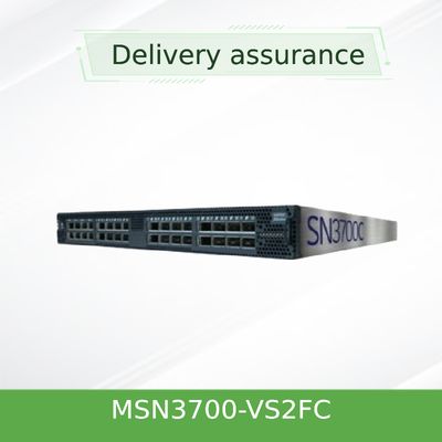 2 AC PSUs ميلانوكس Open Network Switch Cumulus Linux Switch MSN3700-VS2FC 200GbE 1U
